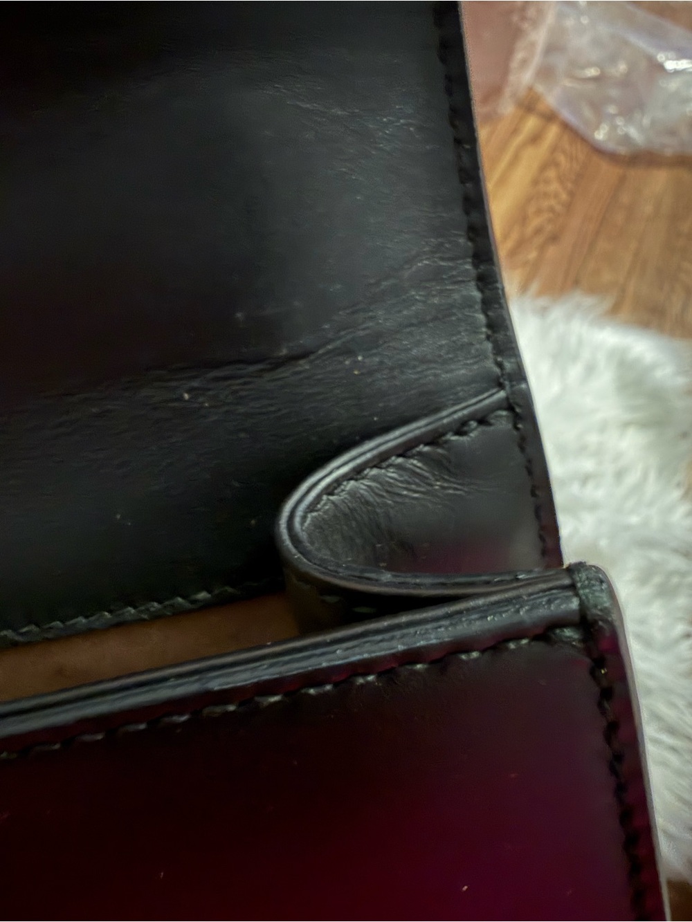 GUCCI Black Leather Sylvie Shoulder Bag / Crossbody - Picture 15 of 16
